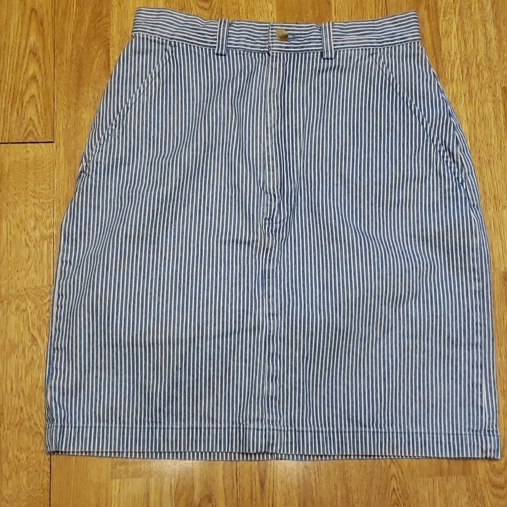 Ruff Hewn engineer stripe pencil skirt sz 4